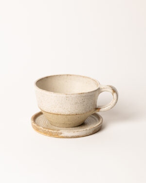 Keramická maxi šálka na cappuccino handmade výroby